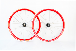 Red Single Speed wheelset
